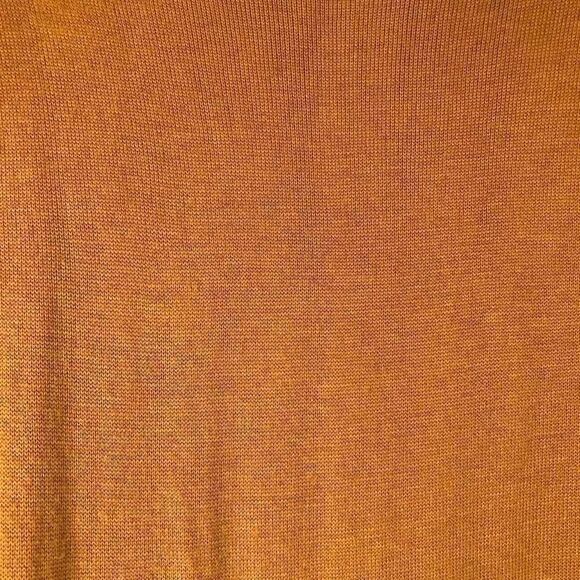 Magaschoni Blended w/ Cashmere Dark Yellow/Orange Sweater Dress Sz M‎ - Picture 5 of 5